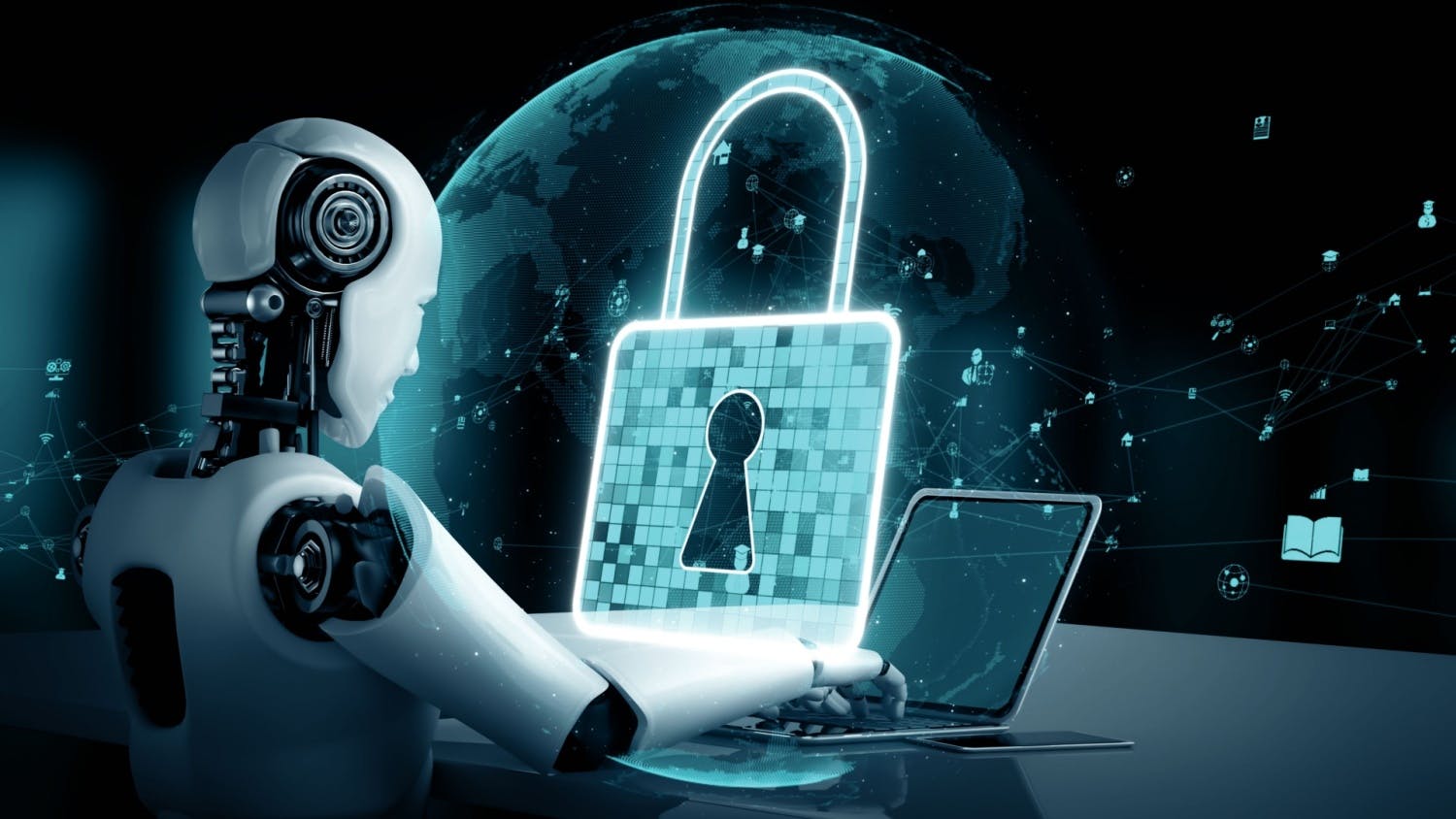 ai beskyttelse i chrome Tekoälyyn perustuva tietoturva